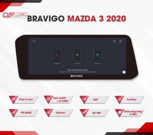 Màn Hình Bravigo Mazda 3 2020