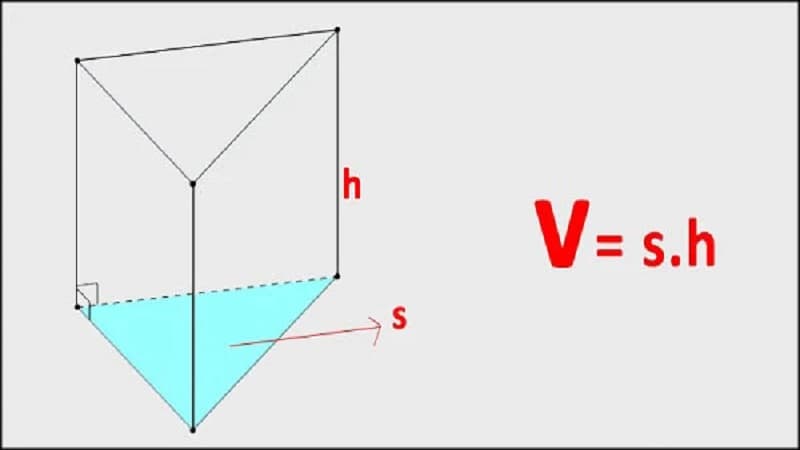 các công thức thể tích khối lăng trụ