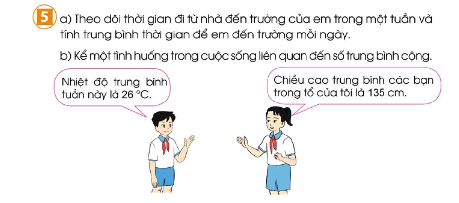 ứng dụng của trung bình cộng